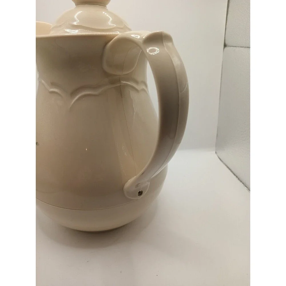 Pfaltzgraff Remembrance Floral Pattern Carafe Pitcher Thermos Plastic Vintage